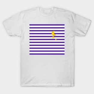 Moon and Stars stripe pattern T-Shirt